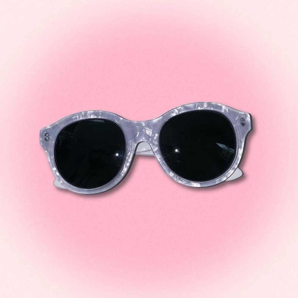 RETROSUPERFUTURE MONA POOL White Marble Sunglasses